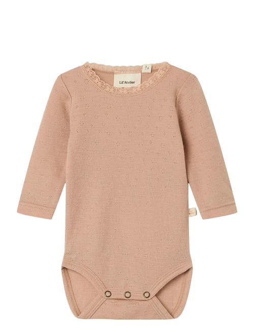 Nbfnoel Nab Ls Slim Wool Body Lil Lil'Atelier Pink