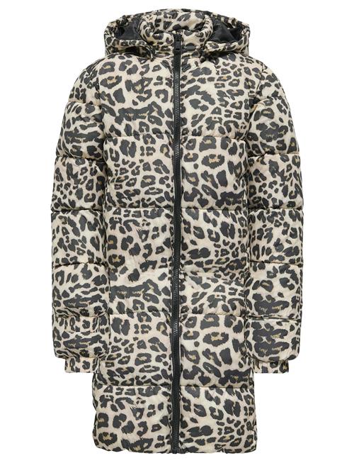 Kogdalia Puffer Aop Jacket Cs Otw Kids Only Beige