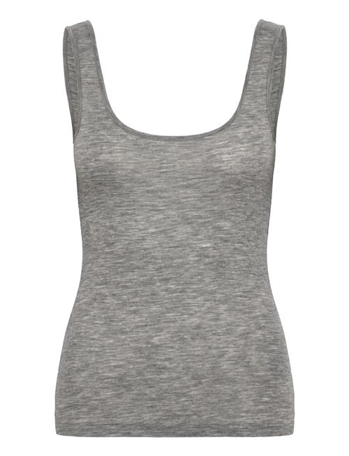 Rwsara Cashmere Blend Sl Tank Top Rosemunde Grey