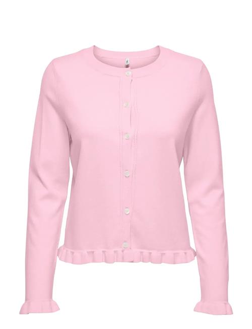 Onlcinderel Ls Frill Cardigan Ex Knt ONLY Pink