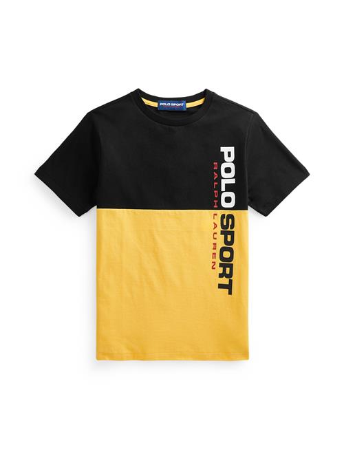 Ralph Lauren Kontrastfarvet T-shirt Gul 10-12 Y  Sort  10-12 år  mand