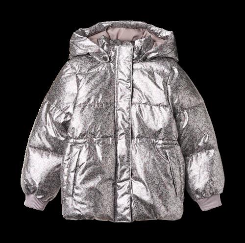 Wheat Eli Puffer-jakke Silver Flower Meadow  Silver Flower Meadow 128 cm  Sølv  128 cm  kvinde