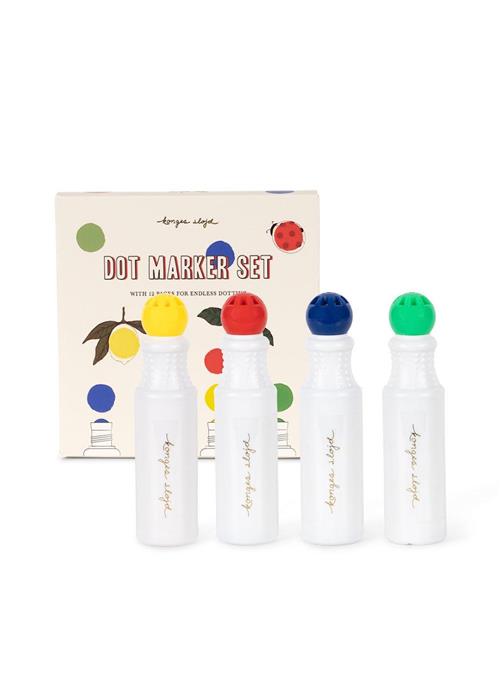 Konges Sløjd Dot Marker-sæt Multi  Multi One Size  Creme  One Size 3+ Years unisex