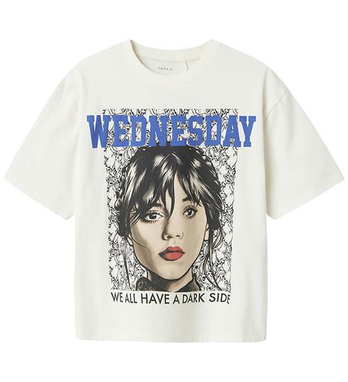 Name It T-shirt - NkfAkara - Wednesday - Cloud Dancer