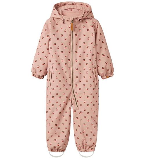 Lil Atelier Flyverdragt - NmfLasnow10 - AOP - Misty Rose/Cherry