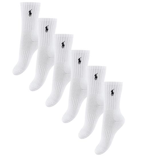 Polo Ralph Lauren Strømper - 6- pak - Crew - White