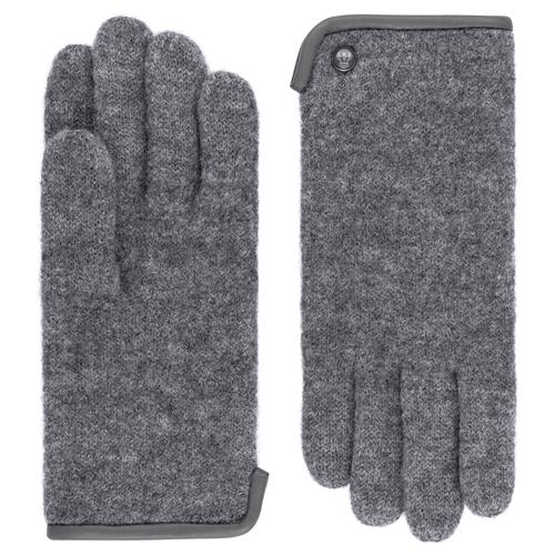 Roeckl Fingerhandsker 'FELTED WOOL'  grå-meleret