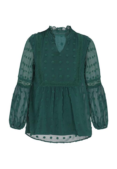 faina Bluse  mørkegrøn