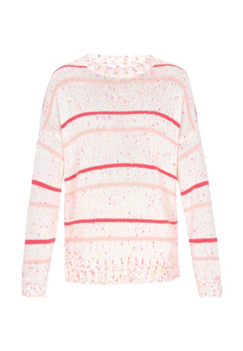 IZIA Pullover  pastelgul / lyserød / hindbær / offwhite
