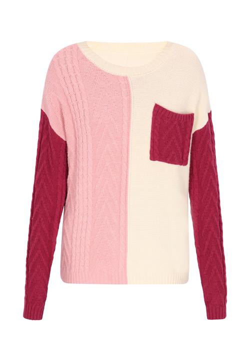 MYMO Pullover  lysviolet / lyserød / hvid