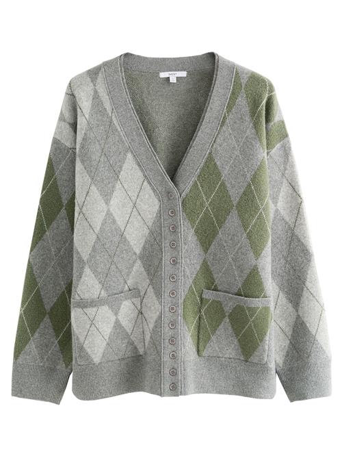 Next Cardigan  grå / oliven / hvid