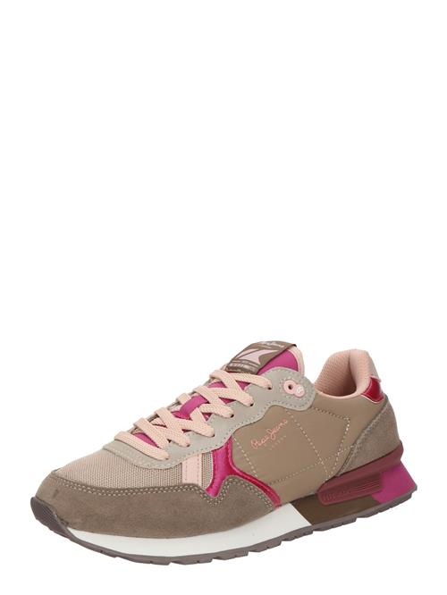 Pepe Jeans Sneaker low 'BRIT JUMPS'  grå / taupe / pink