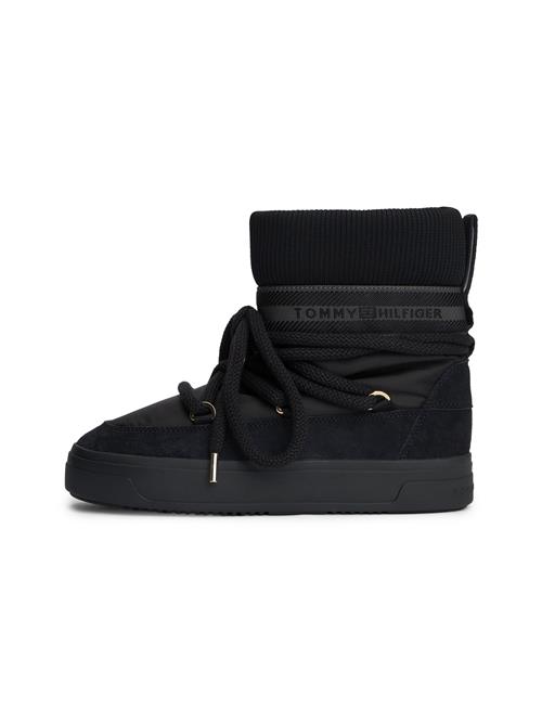 TOMMY HILFIGER Snowboots  grå / sort
