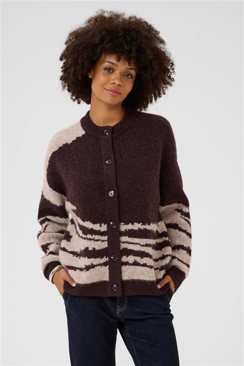 CULTURE Cardigan 'Zinna'  beige / brun