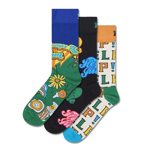 Happy Socks Sokker  grøn / blandingsfarvet / sort / offwhite