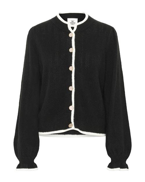 KAREN BY SIMONSEN Cardigan  sort / hvid