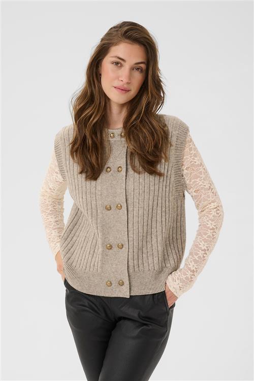 Cream Vest  beige
