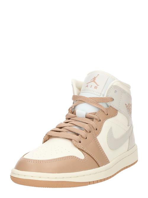 Jordan Sneaker high 'Air Jordan 1'  lysebrun / grå / hvid