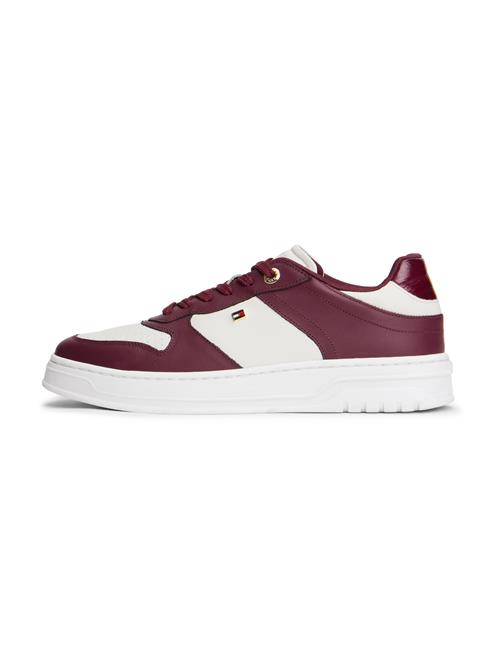 TOMMY HILFIGER Sneaker low  burgunder / hvid