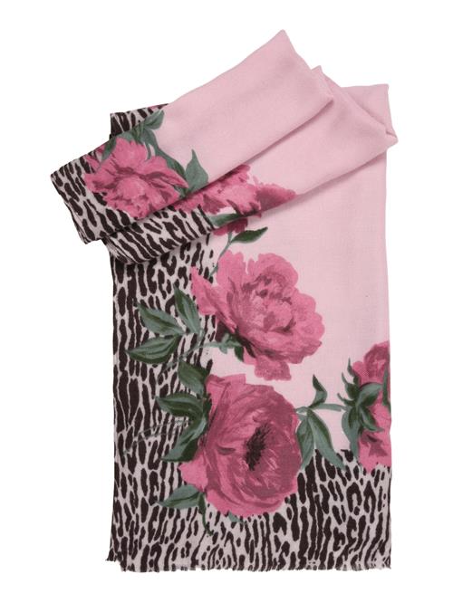 Liu Jo Sjal  grøn / blomme / lyserød / sort