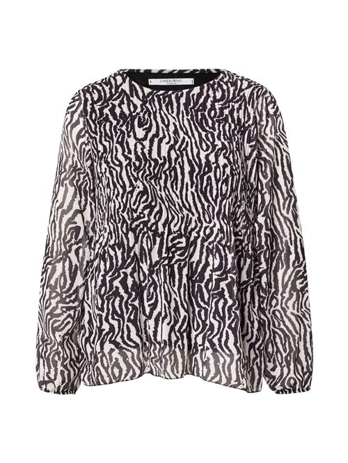 ZABAIONE Bluse 'Al44bii'  sort / hvid