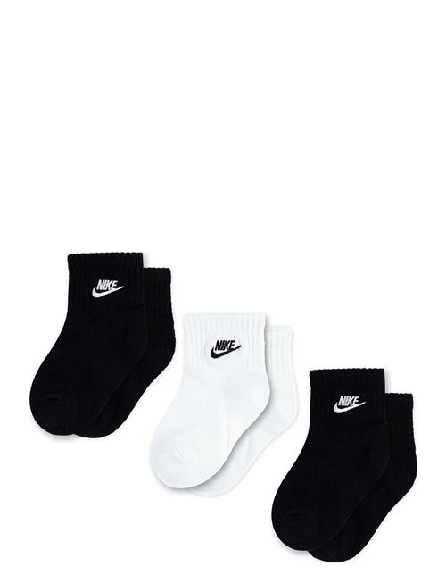 3Q-3Pk Quarter Sock Nike Black