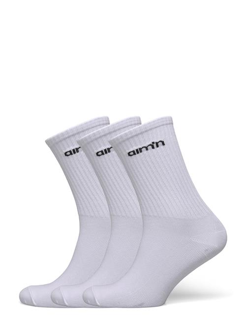 Aim'n Logo Socks 3-Pack Aim´n White