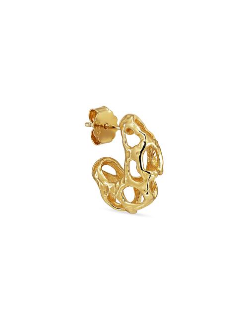 Small Chunky Space Earrings Jane Koenig Gold