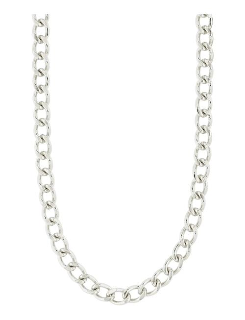 Charm Curb Necklace Silver-Plated Pilgrim Silver