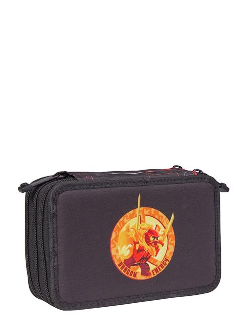 3 Layer Pencil Case With Content Lego Bags Black