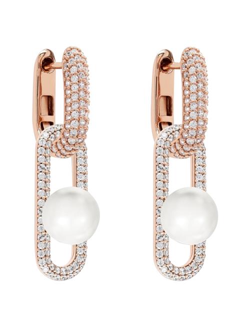 Goldplated Pearl Earrings Marmara Sterling White
