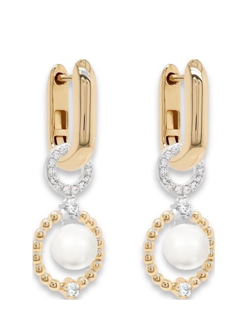 Goldplated Pearl Earrings Marmara Sterling Gold