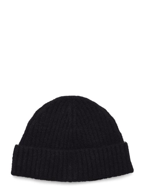Ribbed Beanie Monki Black
