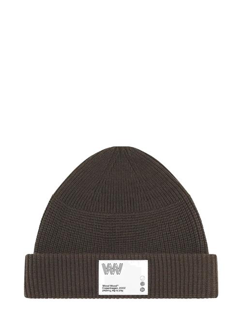 Wwmilo Beanie 25195 WOOD WOOD Brown