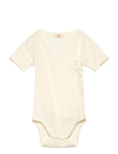 Pointelle Heart Crossover Body Ss Copenhagen Colors Cream