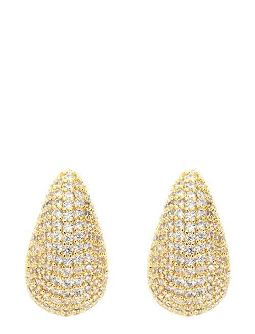 Corinne Crystal Small Earring Steel By Jolima Gold