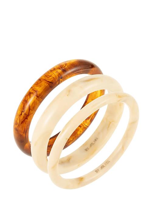 Resin Bangle Set By Jolima Patterned
