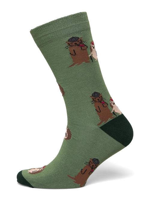 Animal Bamboo Sock Lindbergh Green