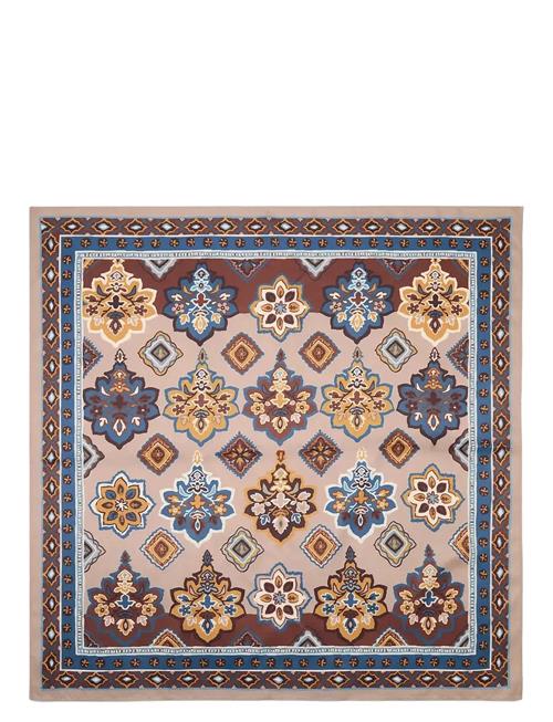 Paisley Satin Scarf Mango Patterned
