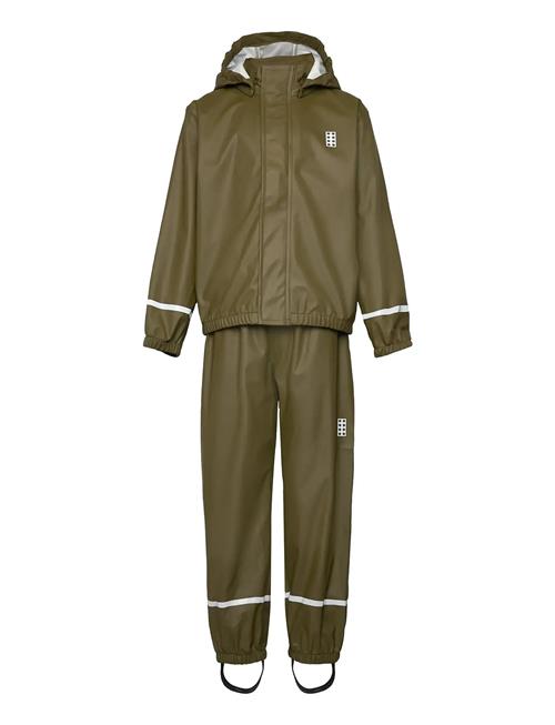 Lwjori 200 - Pu Rain Set LEGO Kidswear Khaki