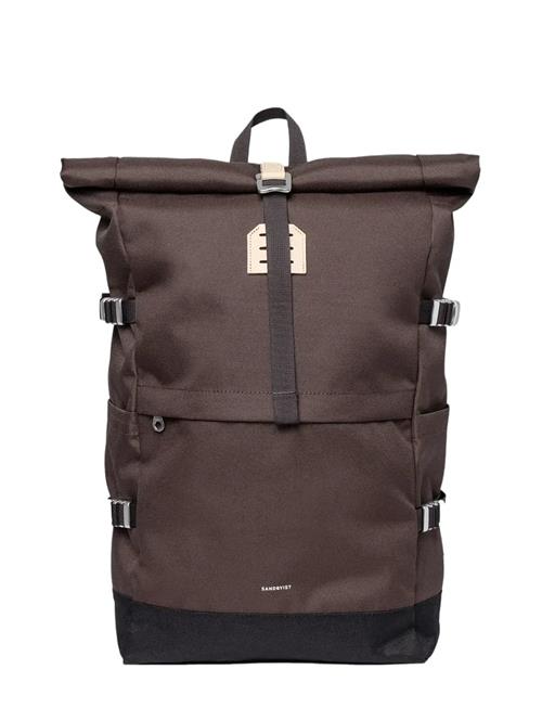 Icon Rolltop Backpack L SANDQVIST Brown