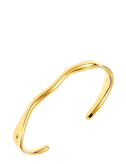 Wave Flexi Bangle Steel By Jolima Gold