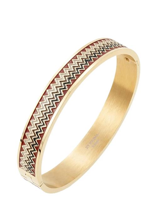 Antibes Bangle Brown Gold By Jolima Gold