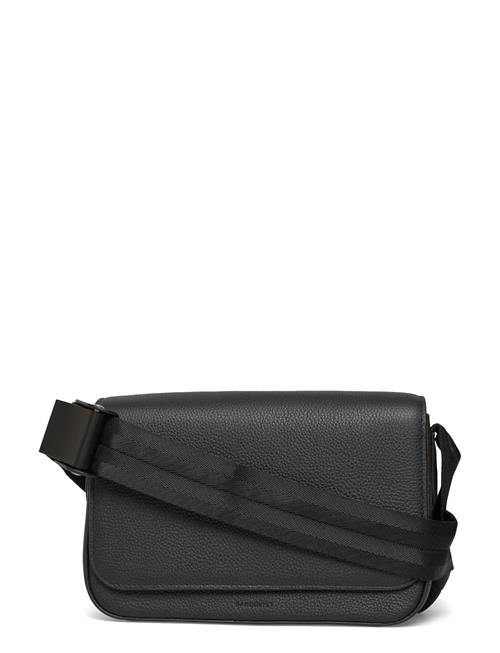 Leather Plain Crossbody SANDQVIST Black