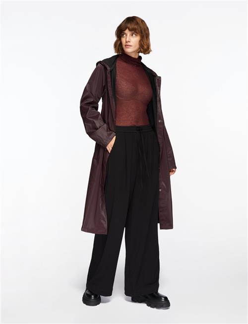 A-Line Longer W Jacket W3 Rains Burgundy