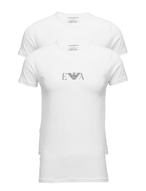 Mens Knit 2Pack T-Sh Emporio Armani White