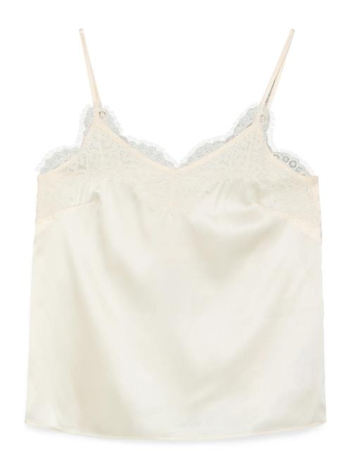 Silk Strap Top Rosemunde Cream