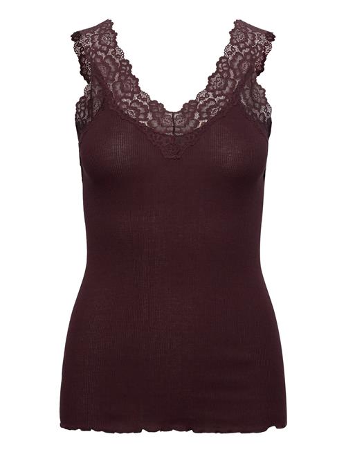 Rwbernadine Organic Cotton Sl Lace Rosemunde Brown