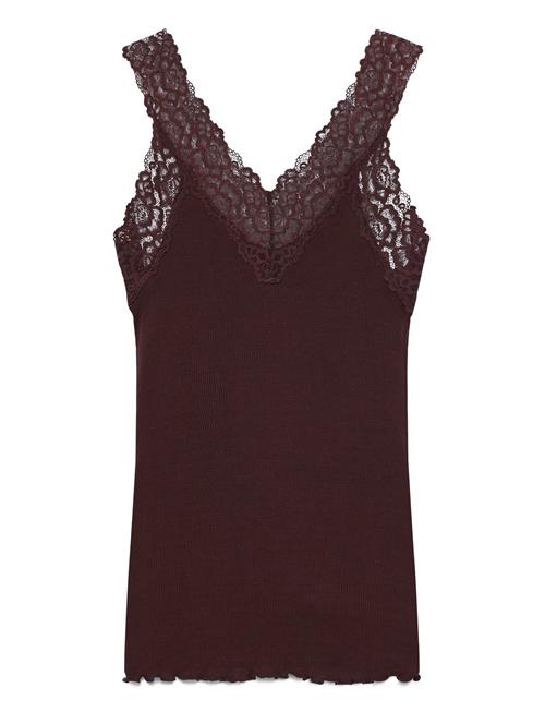 Rwbernadine Sl Lace Top Rosemunde Brown
