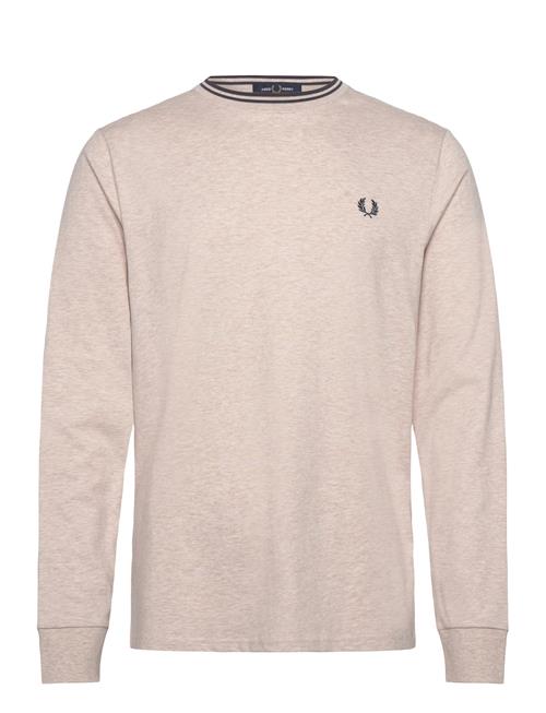 Ls Twin Tipped T-Shirt Fred Perry Cream